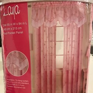 Laya Pink Window Valance